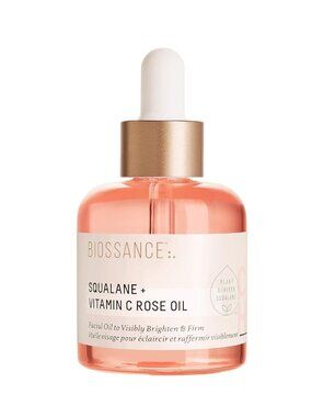 BIOSSANCE Squalane + Vitamin C Rose Advanced Facial Oil - Brightening, Firming